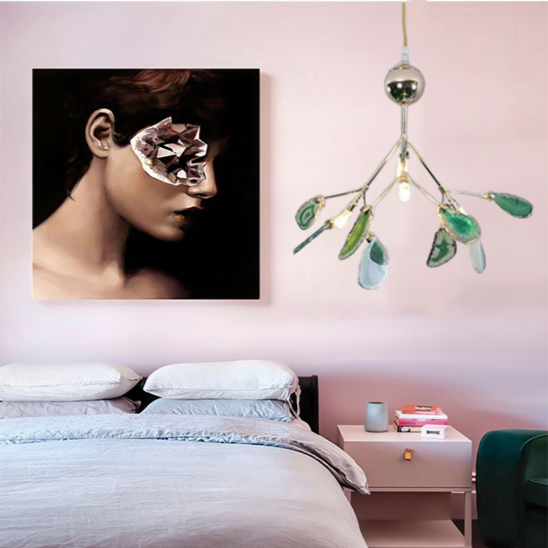 Creative Agate Bedroom Chandelier Aria Light | Nexoris