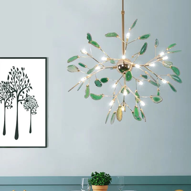 Creative Agate Bedroom Chandelier Aria Light | Nexoris
