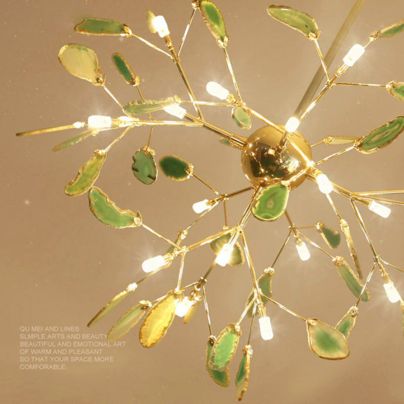 Creative Agate Bedroom Chandelier Aria Light | Nexoris