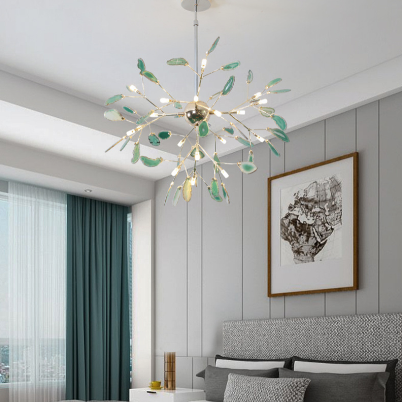 Creative Agate Bedroom Chandelier Aria Light | Nexoris