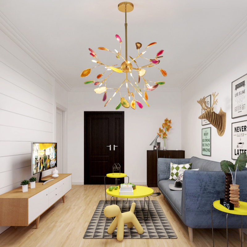 Creative Agate Bedroom Chandelier Aria Light | Nexoris