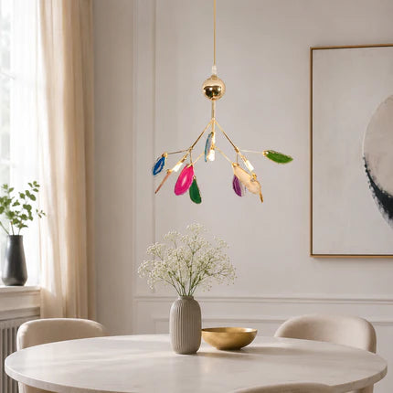 Creative Agate Bedroom Chandelier Aria Light | Nexoris