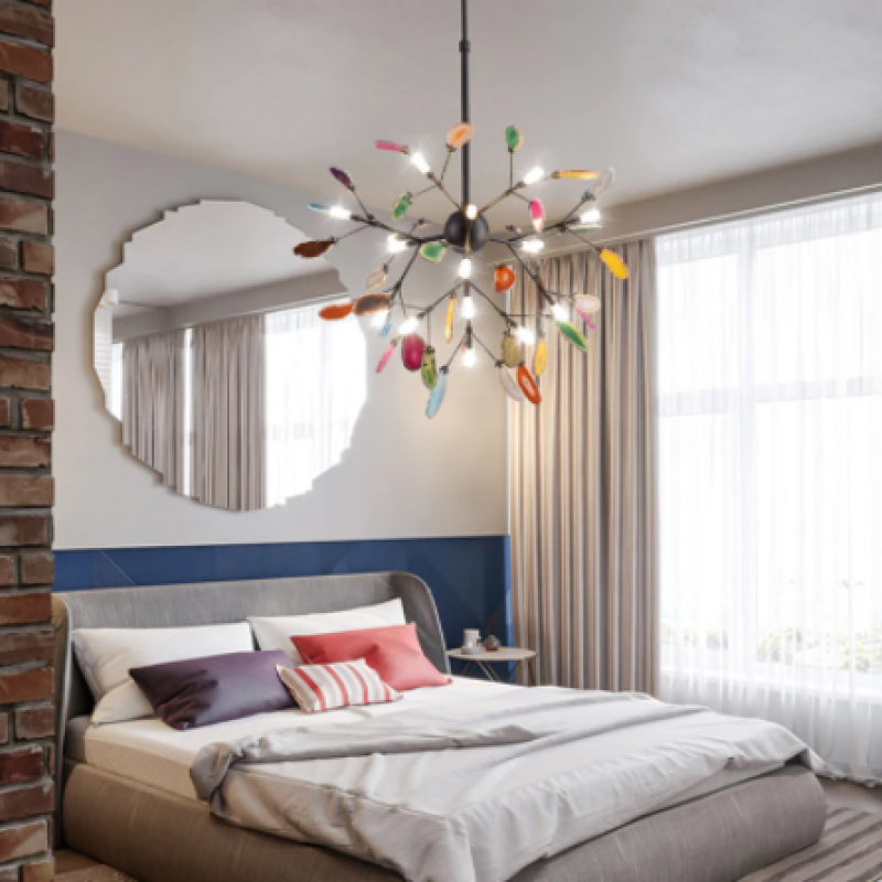Creative Agate Bedroom Chandelier Aria Light | Nexoris