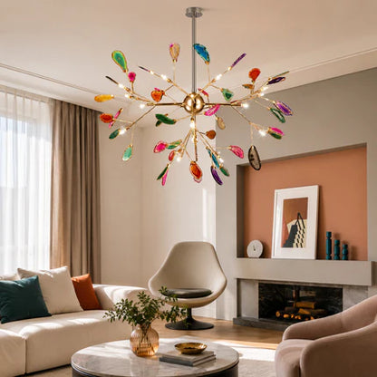 Creative Agate Bedroom Chandelier Aria Light | Nexoris