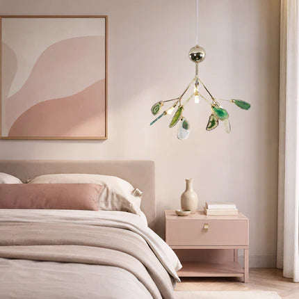 Creative Agate Bedroom Chandelier Aria Light | Nexoris