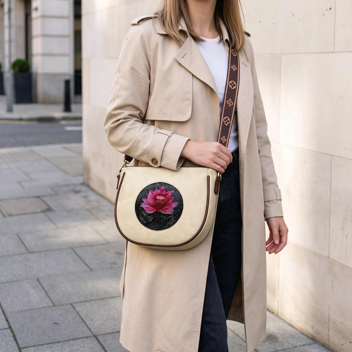 Crossbody Shoulder Bag With Strap