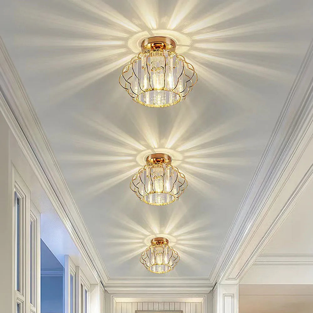 Crystal Ceiling Light Fixture for Modern Interiors | Virea
