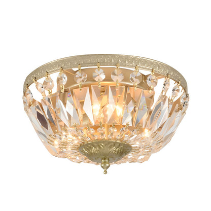Crystal Dome Ceiling Light Scandinavian Flush Mount | Aurele