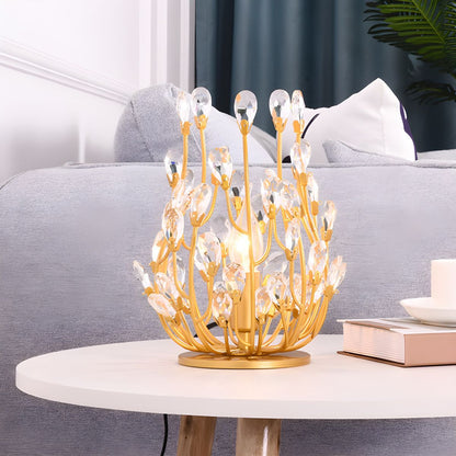 Crystal Retro Accent Table Lamp Modern Style | Voliran