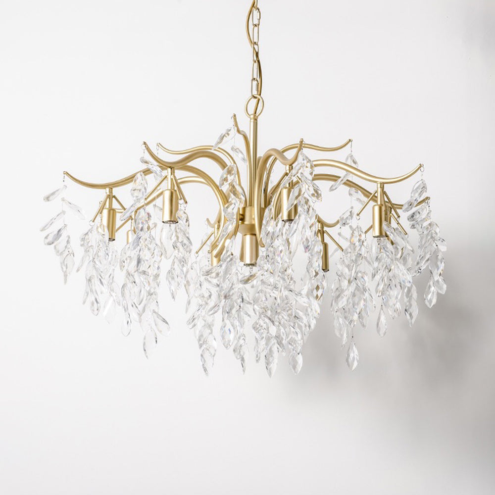 Crystal Wisteria LED Ceiling Chandelier | Zephora