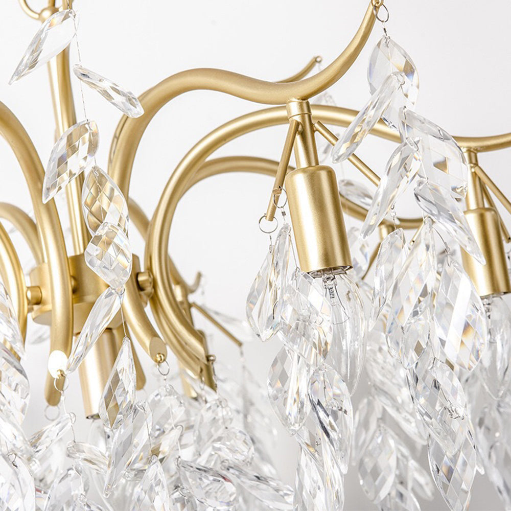Crystal Wisteria LED Ceiling Chandelier | Zephora