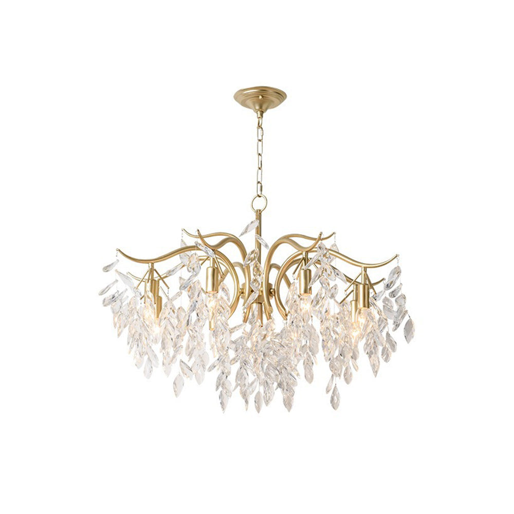 Crystal Wisteria LED Ceiling Chandelier | Zephora