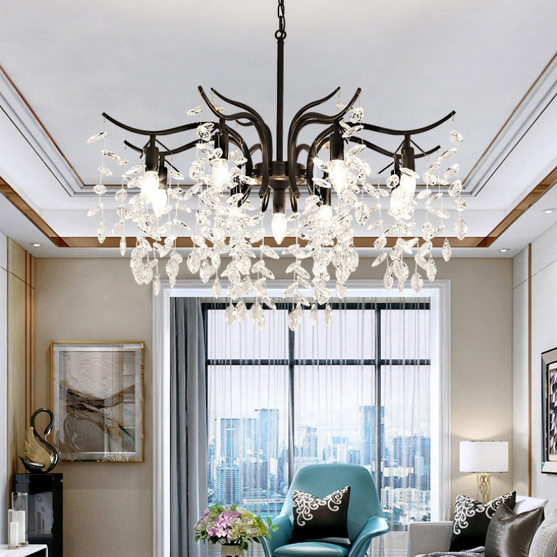 Crystal Wisteria LED Ceiling Chandelier | Zephora