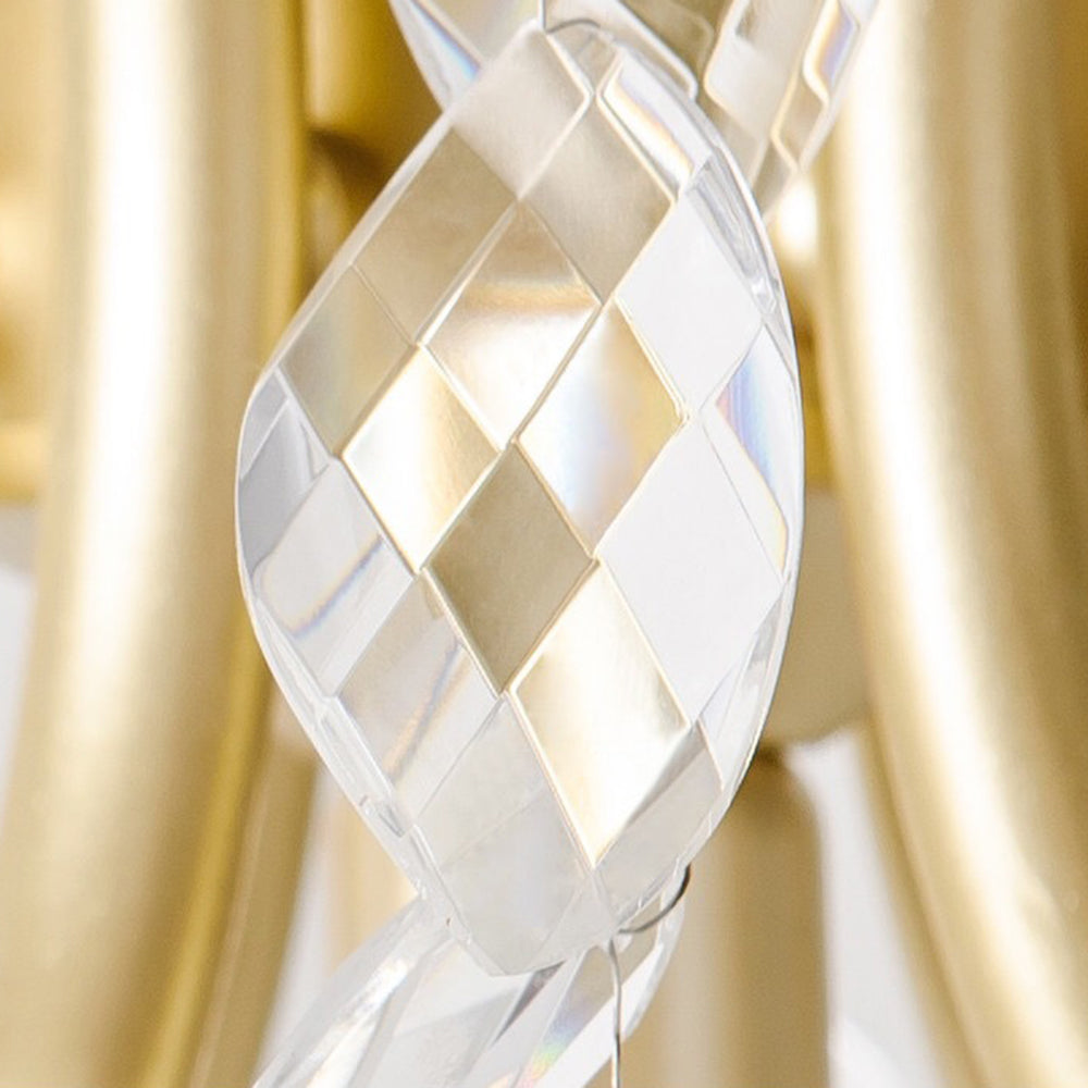 Crystal Wisteria LED Ceiling Chandelier | Zephora 