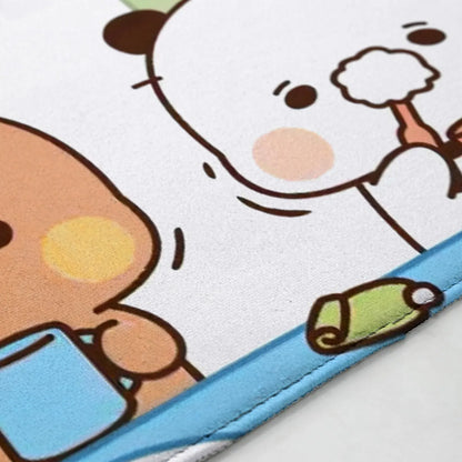 Cushioned Cartoon Graphic Bath Mat