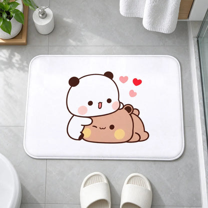 Cushioned Cartoon Graphic Bath Mat