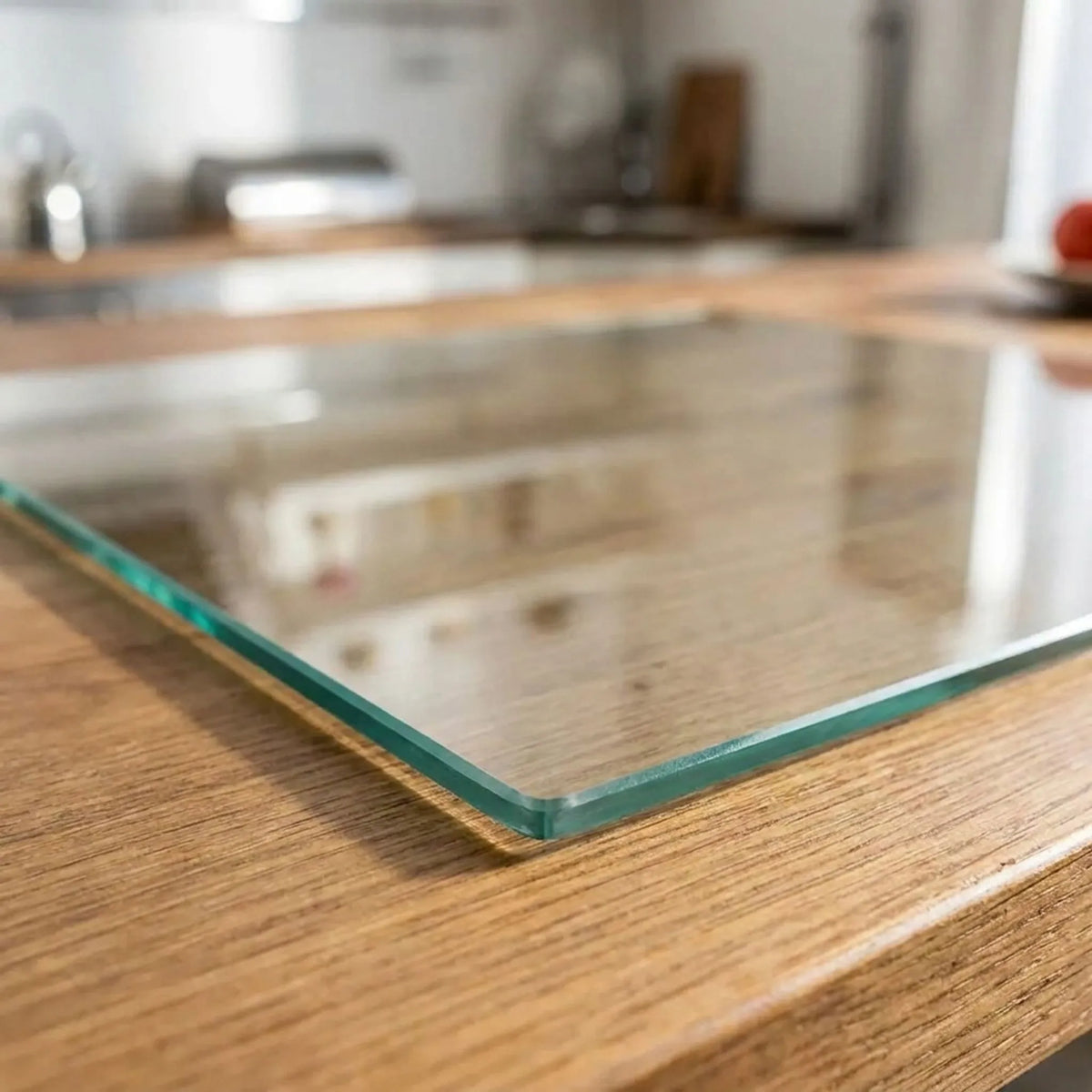 Cutting Board Clear Acrylic with Counter Edge Lip