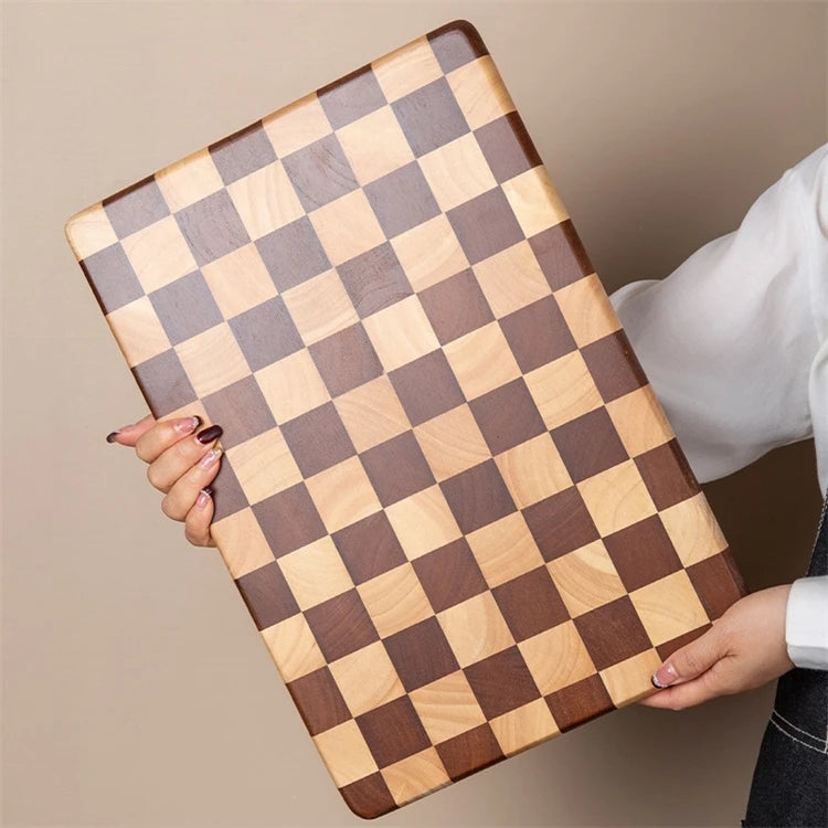 Cutting Board End Grain Butcher Block Checkerboard Design