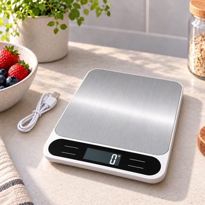 Digital Kitchen Scale with 10 kg Capacity LCD Display and Tare 