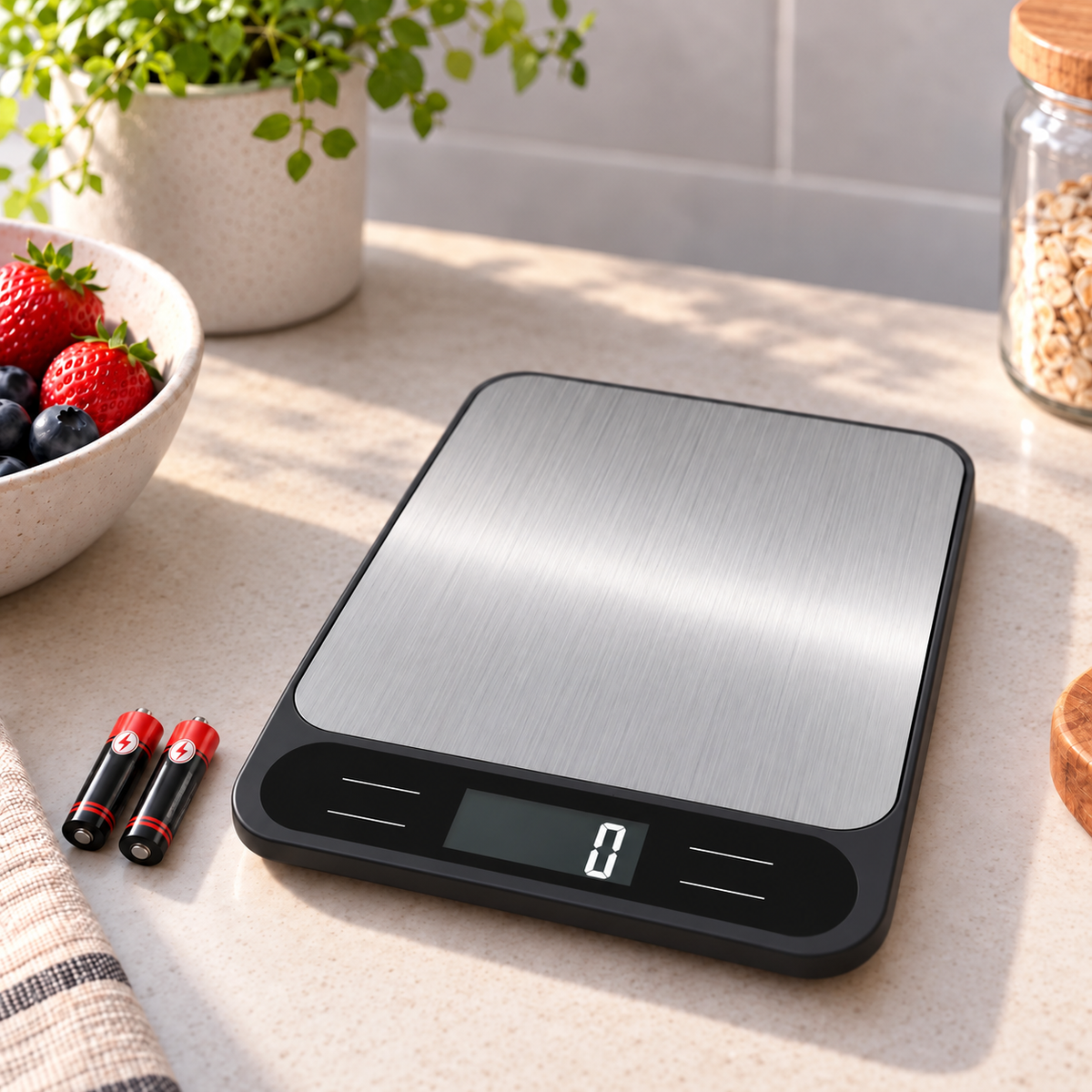Digital Kitchen Scale with 10 kg Capacity LCD Display and Tare 