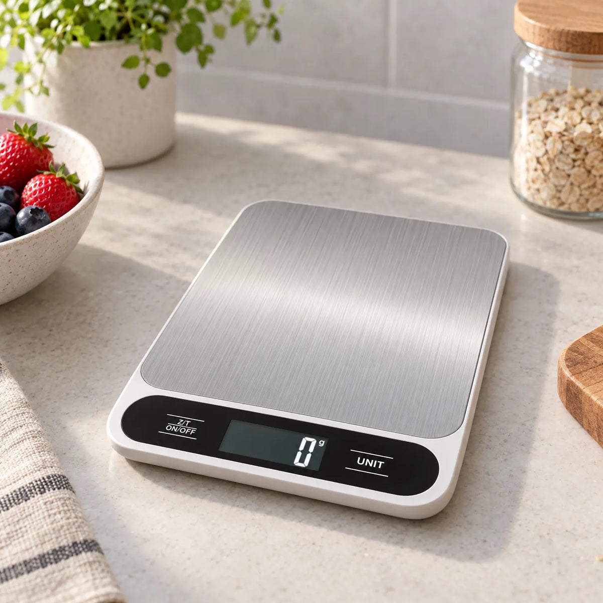 Digital Kitchen Scale with 10 kg Capacity LCD Display and Tare Function