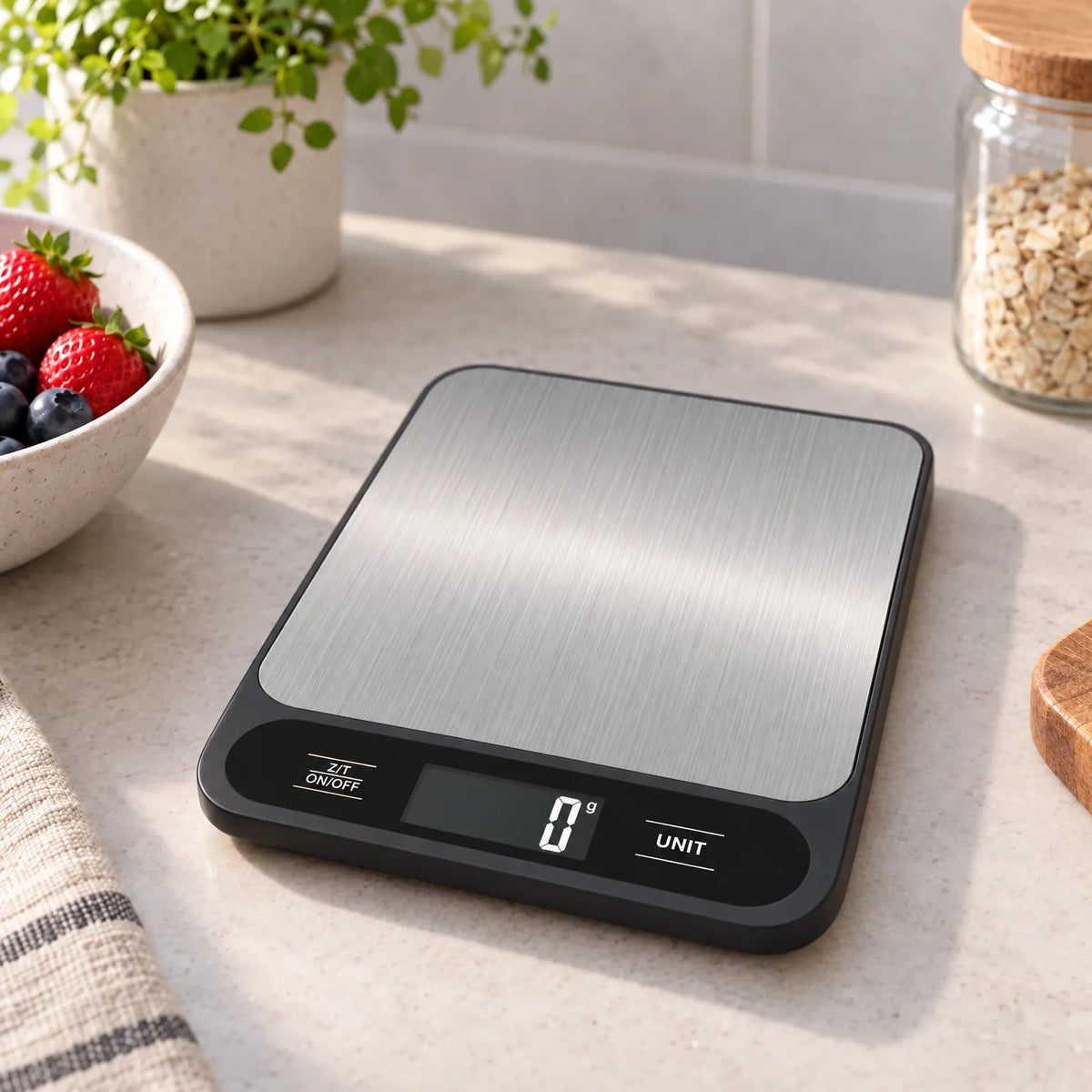 Digital Kitchen Scale with 10 kg Capacity LCD Display and Tare Function