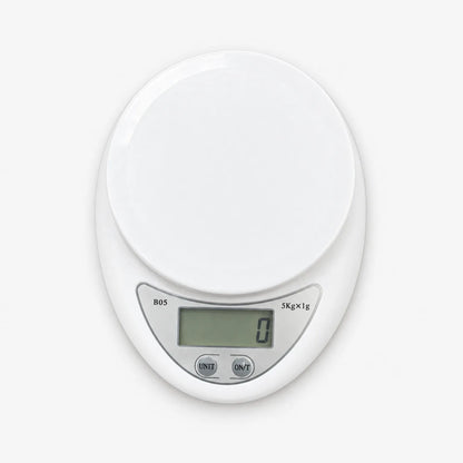 Digital Kitchen Scale with 5 kg Capacity LED Display and Tare Function