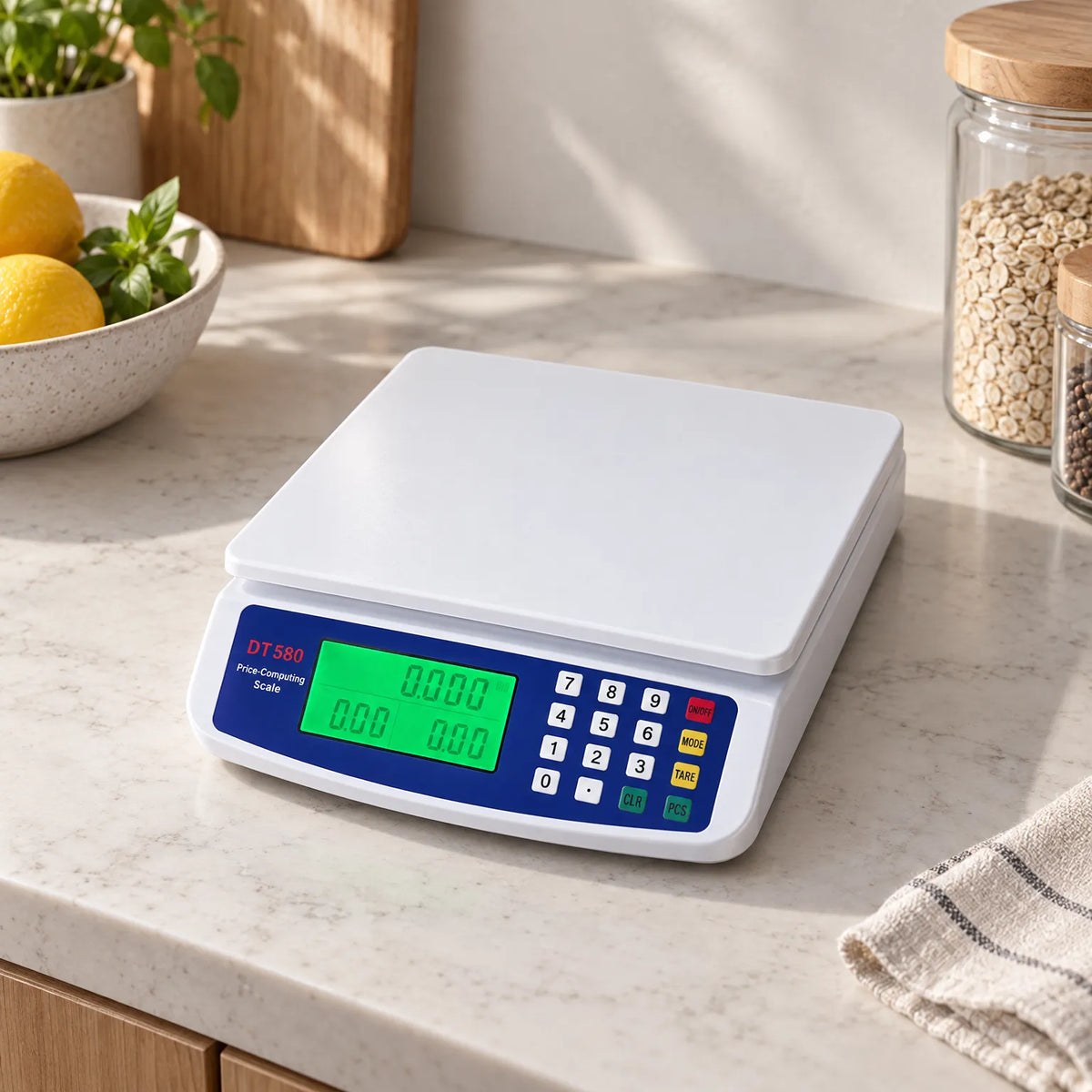 Digital Kitchen Scale with LCD Display Tare and Price Computing Function
