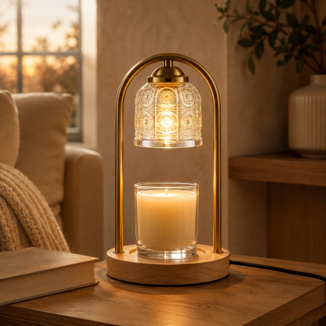 Dimmable Candle Warmer Lamp for Scented Candles