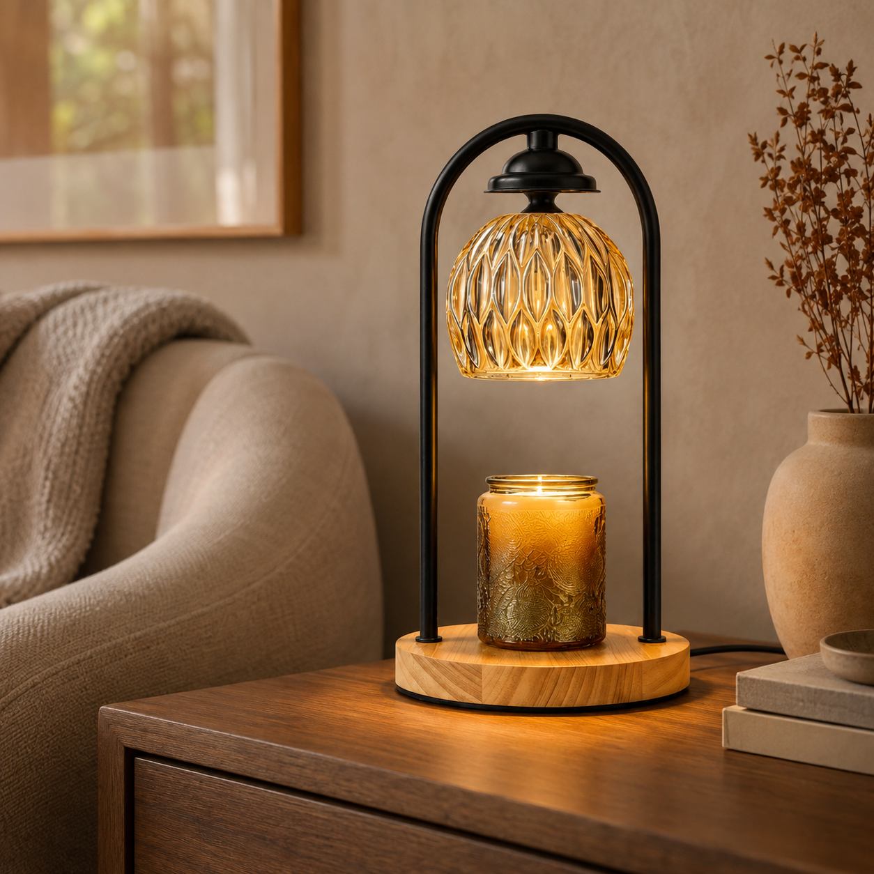 Dimmable Candle Warmer Lamp for Scented Candles