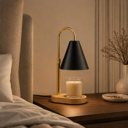 Dimmable Candle Warmer Lamp with Adjustable Height
