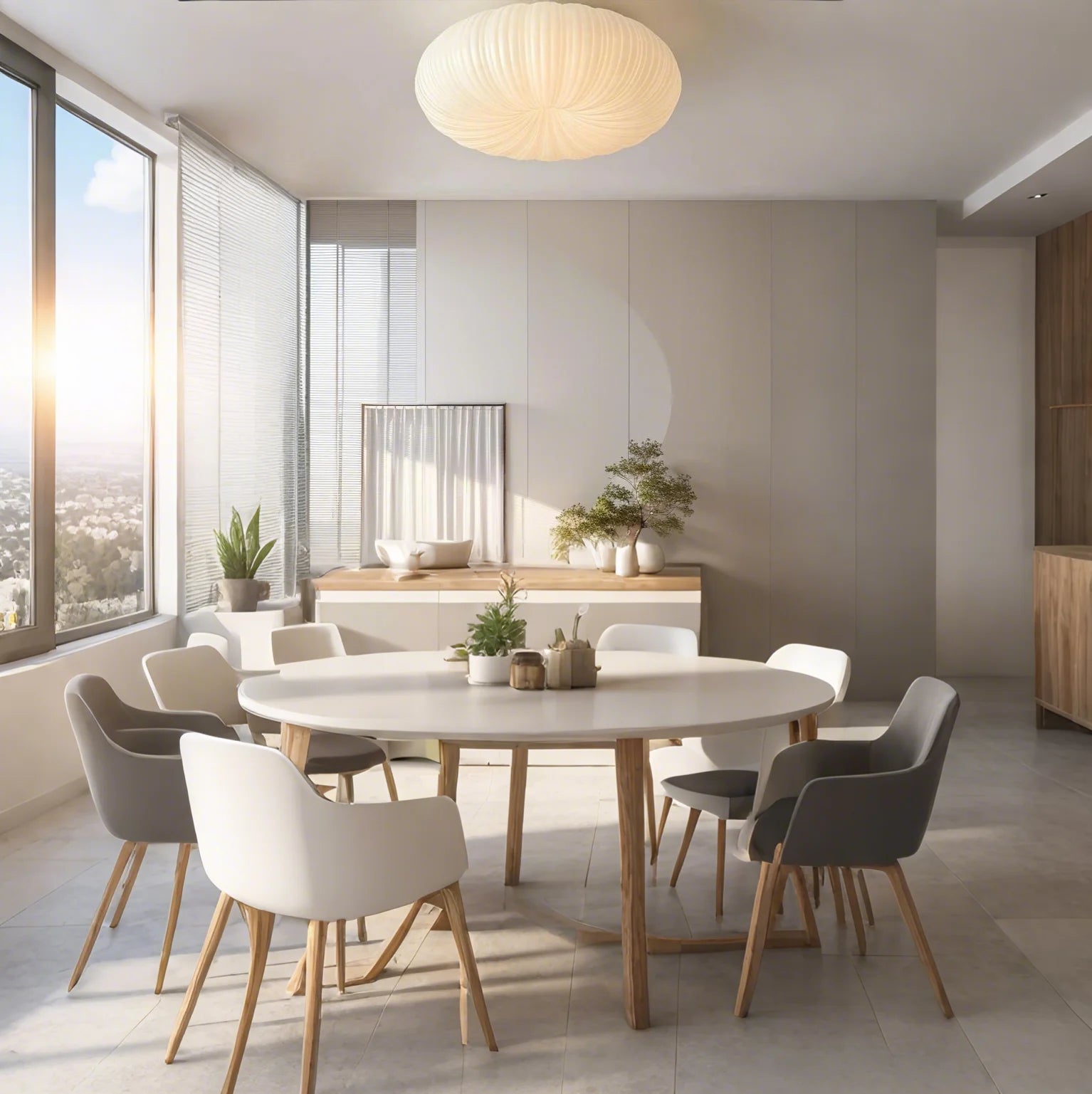 Dimmable LED Ceiling Light Modern Marshmallow | Lamere