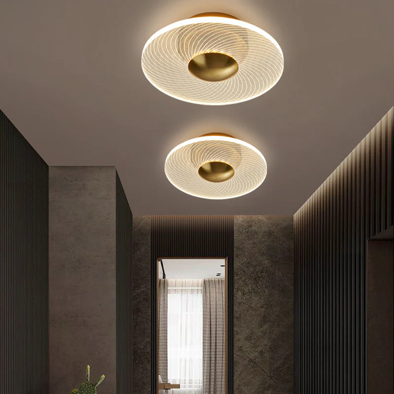 Dimmable LED Ceiling Light with Geometric Style | Luravix