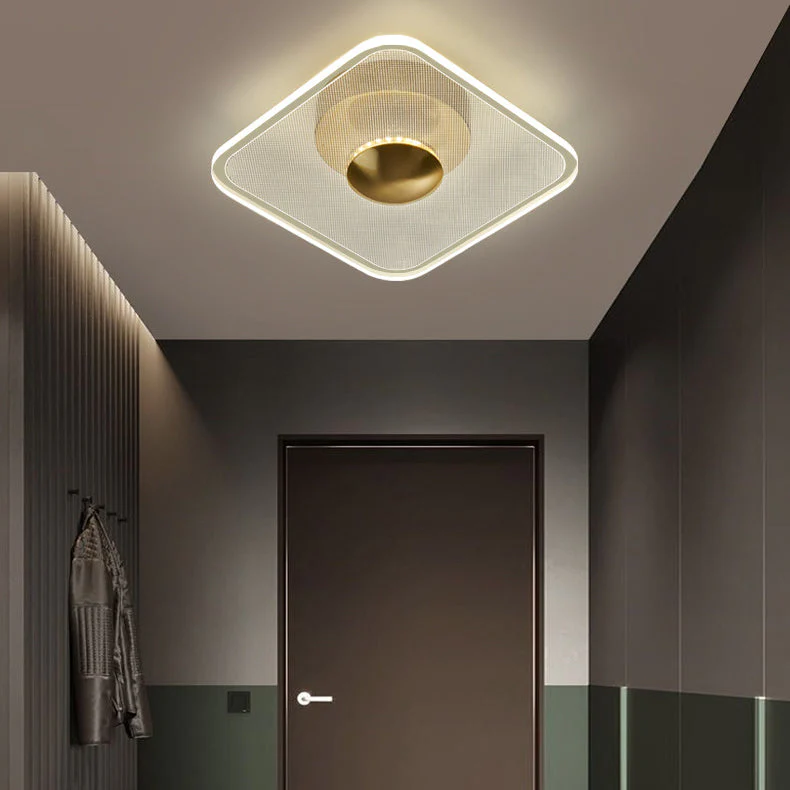 Dimmable LED Ceiling Light with Geometric Style | Luravix