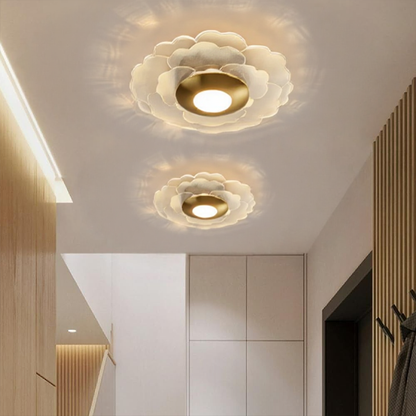 Dimmable LED Ceiling Light with Geometric Style | Luravix