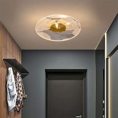 Dimmable LED Ceiling Light with Geometric Style | Luravix