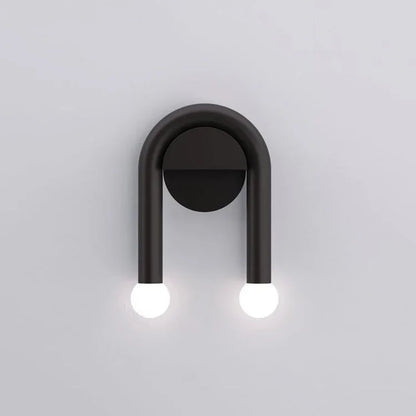 Double LED Metal Arc Wall Light for Modern Rooms | Xaviel