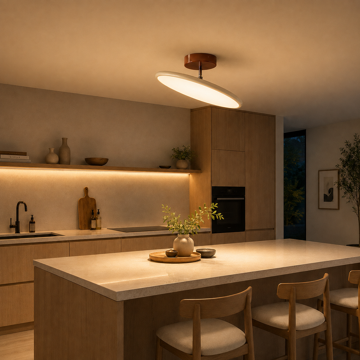 Drift Adjustable LED Ceiling Light Fixture | Modern Minimalist Design