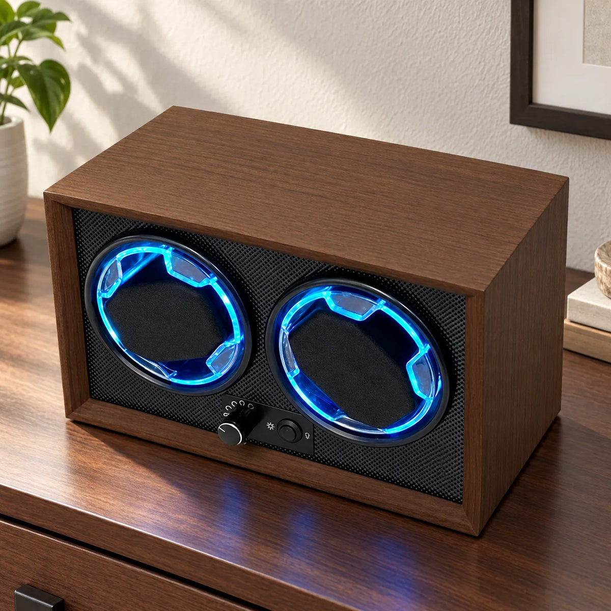 Dual Automatic Watch Winder Box