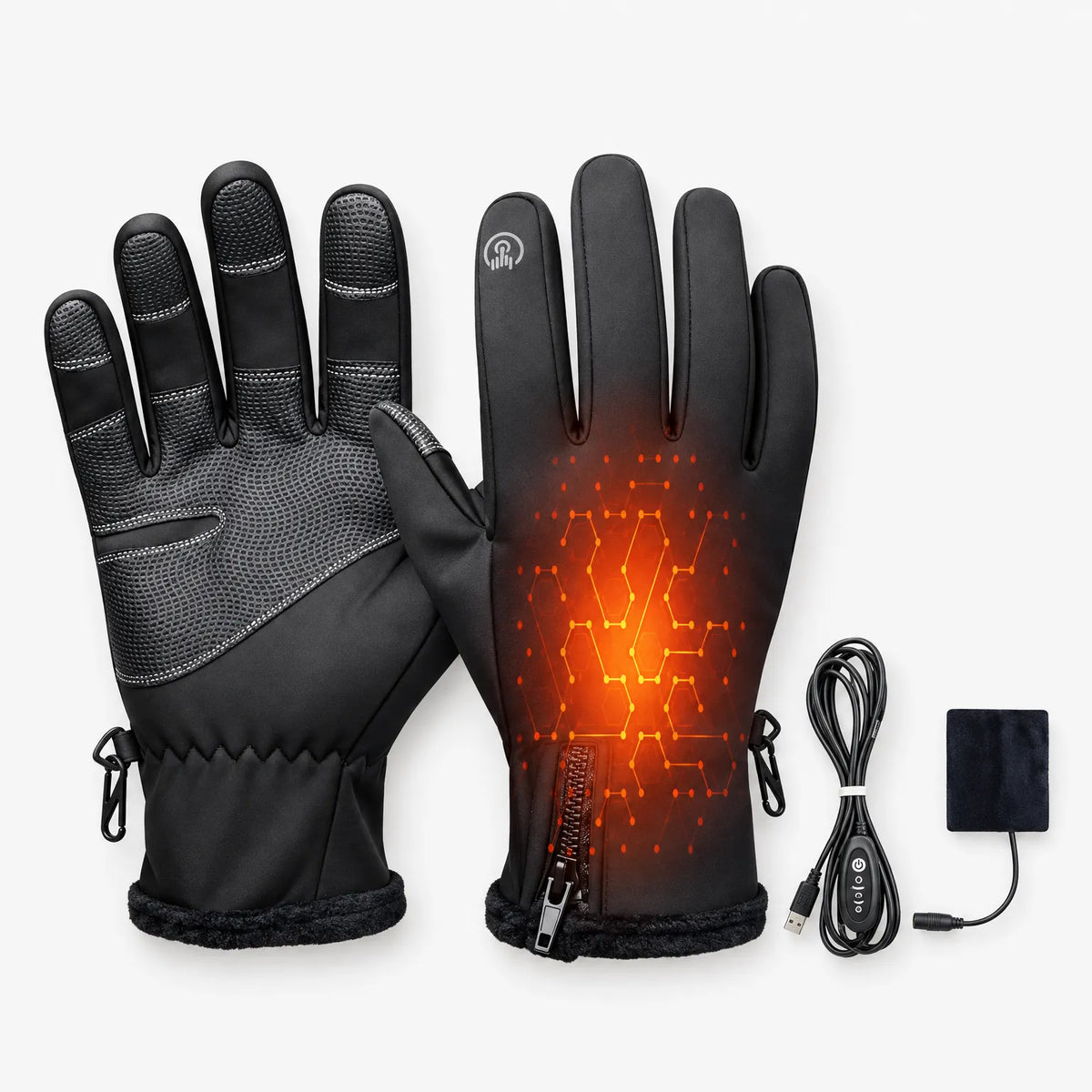 Electric USB Heated Winter Outdoor Gloves