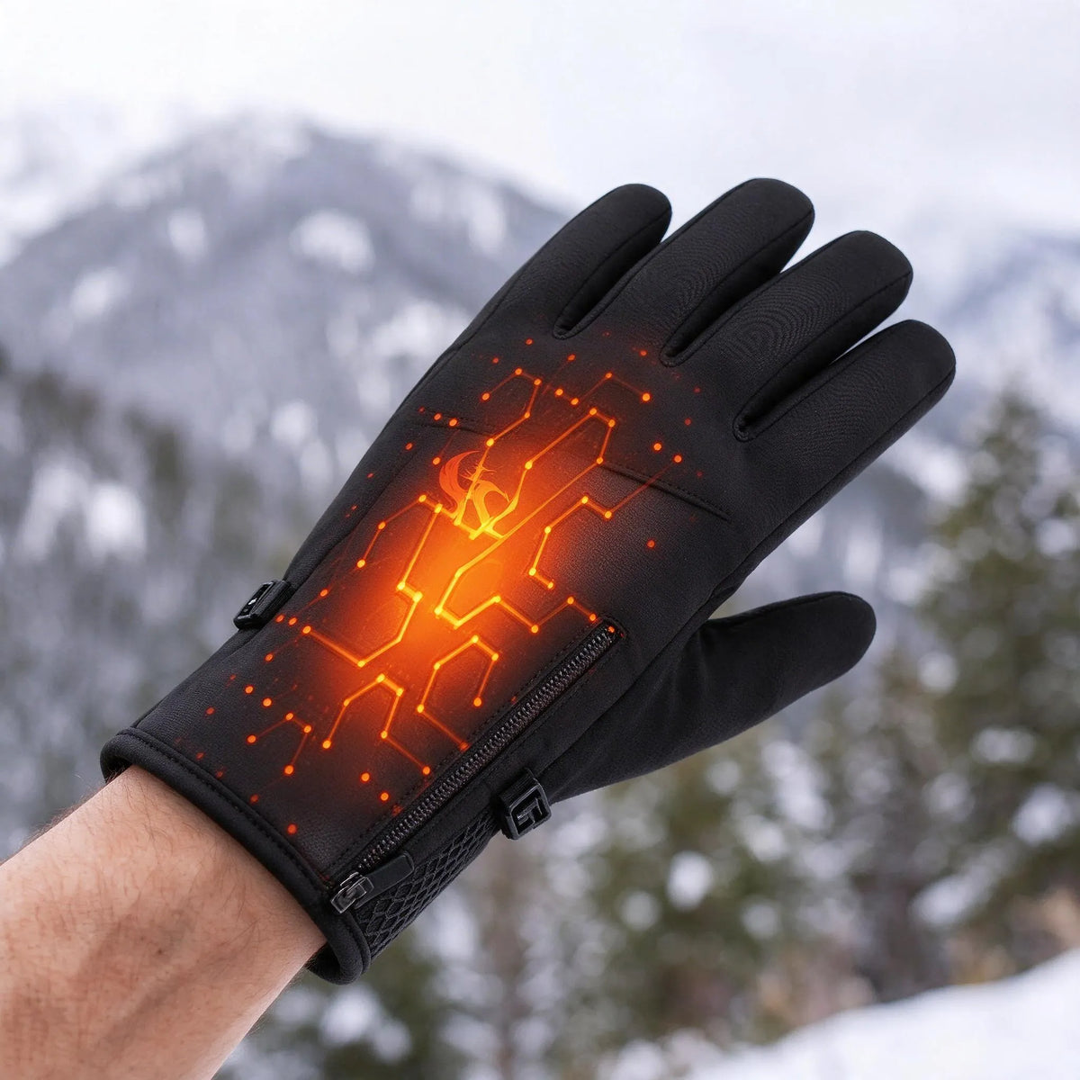 Electric USB Heated Winter Outdoor Gloves