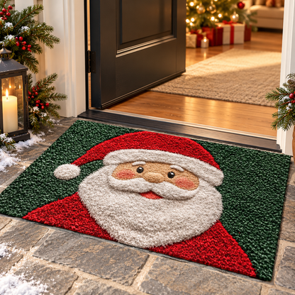 Festive Christmas Welcome Door Mat
