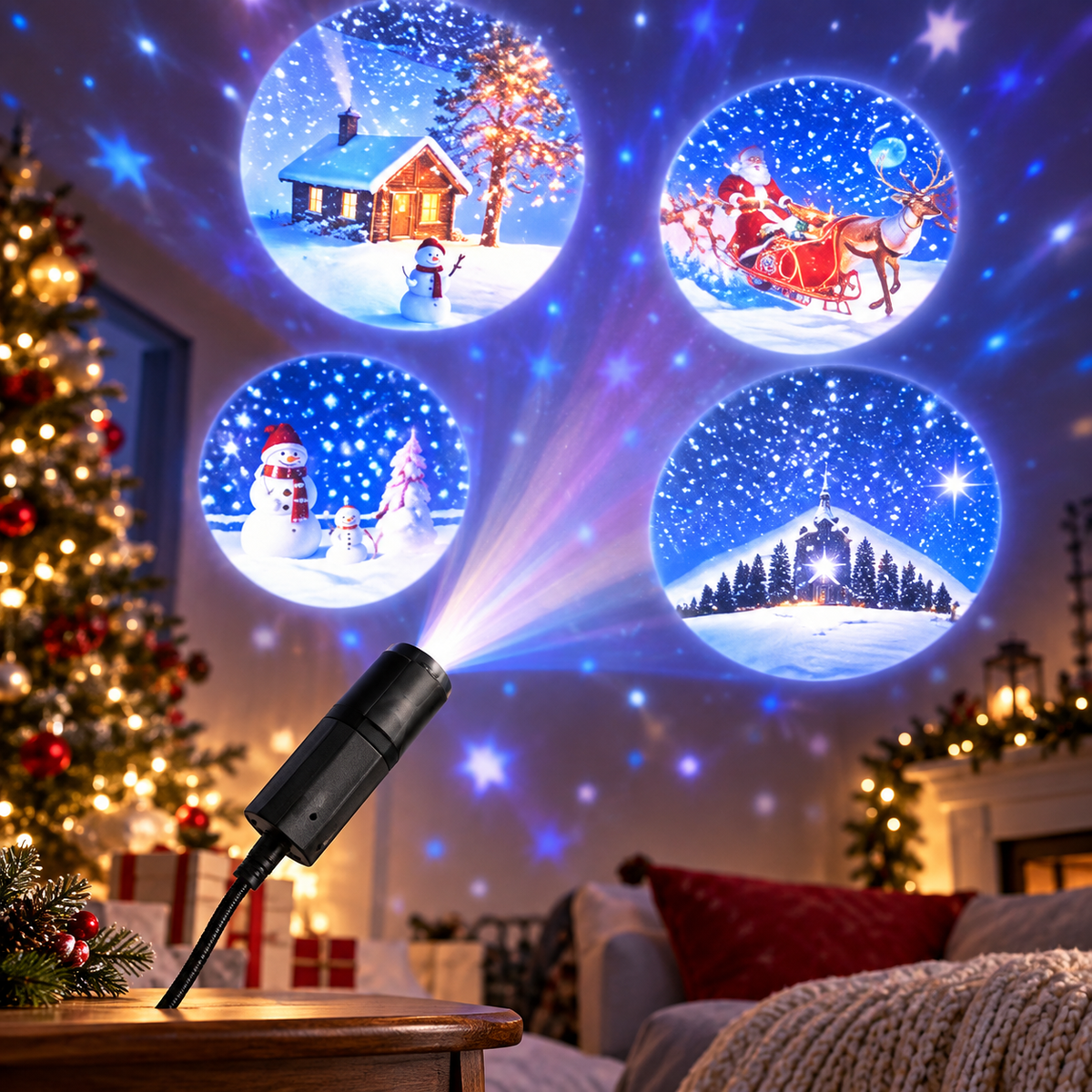 Flexible Christmas LED Projector Light