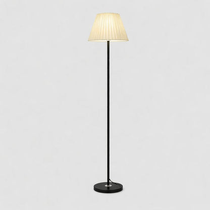 Floor Lamp Metal Fabric Shade Remote Control Lighting | Vensora