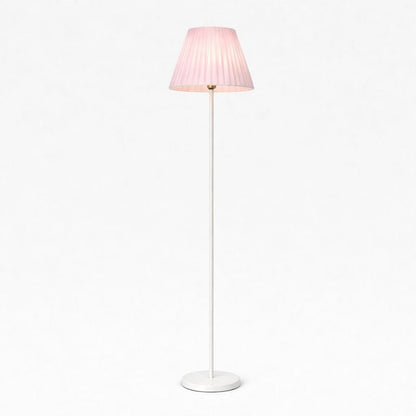 Floor Lamp Metal Fabric Shade Remote Control Lighting | Vensora