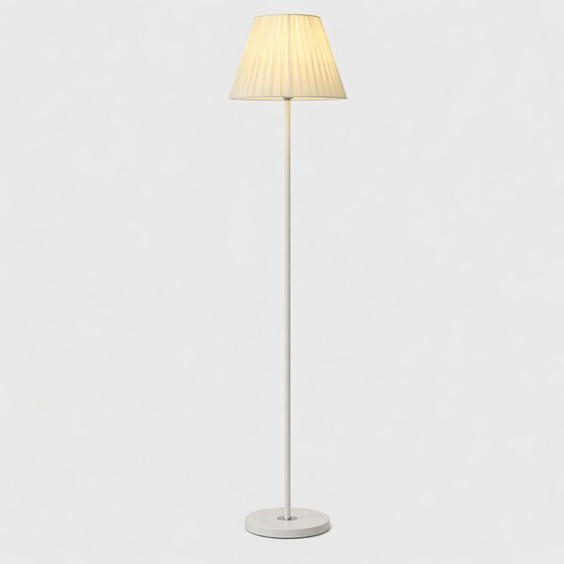 Floor Lamp Metal Fabric Shade Remote Control Lighting | Vensora