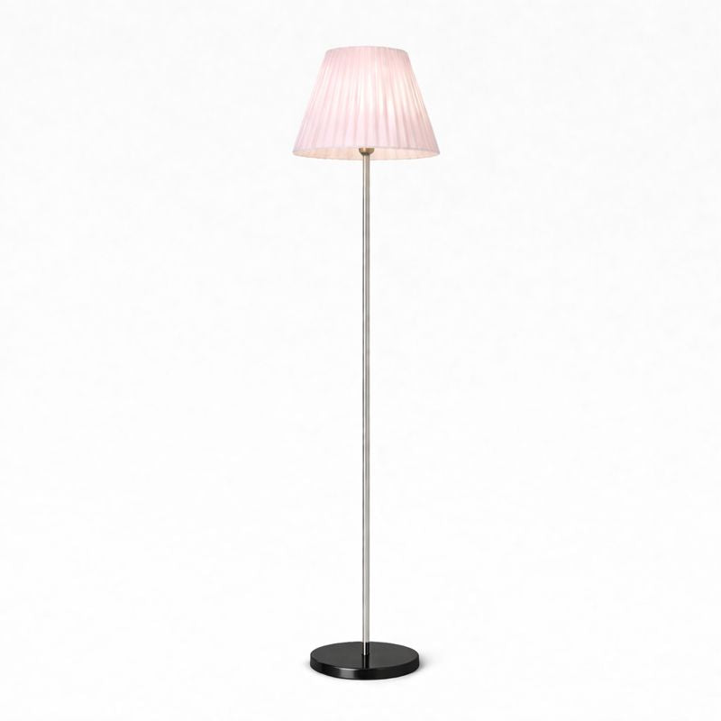 Floor Lamp Metal Fabric Shade Remote Control Lighting | Vensora