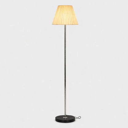 Floor Lamp Metal Fabric Shade Remote Control Lighting | Vensora