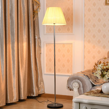 Floor Lamp Metal Fabric Shade Remote Control Lighting | Vensora