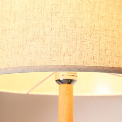 Floor Lamp Metal Frame Fabric Shade Modern Lighting | Kelvora